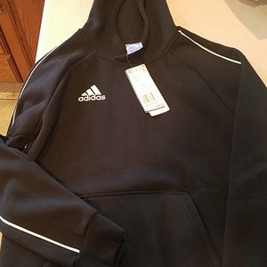 Adidas youth hooded sweatshirt